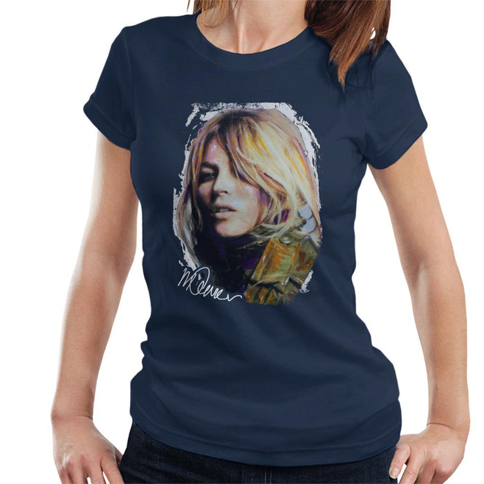 Sidney Maurer Original Portrait Of Kate Moss Army Jacket Women's T-Shirt