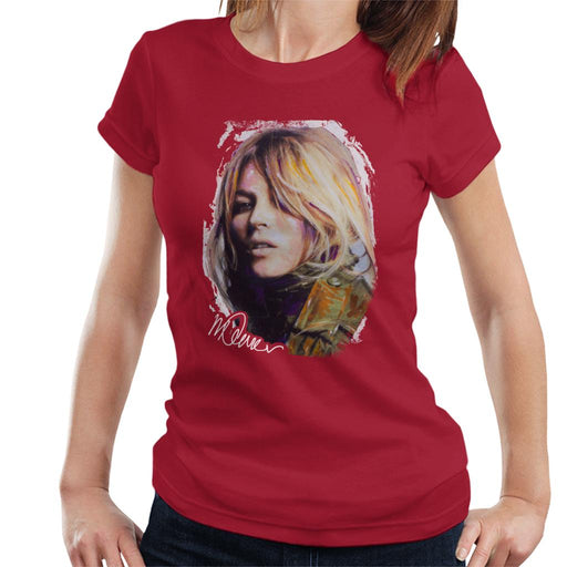 Sidney Maurer Original Portrait Of Kate Moss Army Jacket Women's T-Shirt