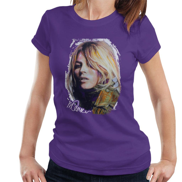 Sidney Maurer Original Portrait Of Kate Moss Army Jacket Women's T-Shirt