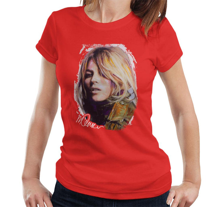 Sidney Maurer Original Portrait Of Kate Moss Army Jacket Women's T-Shirt