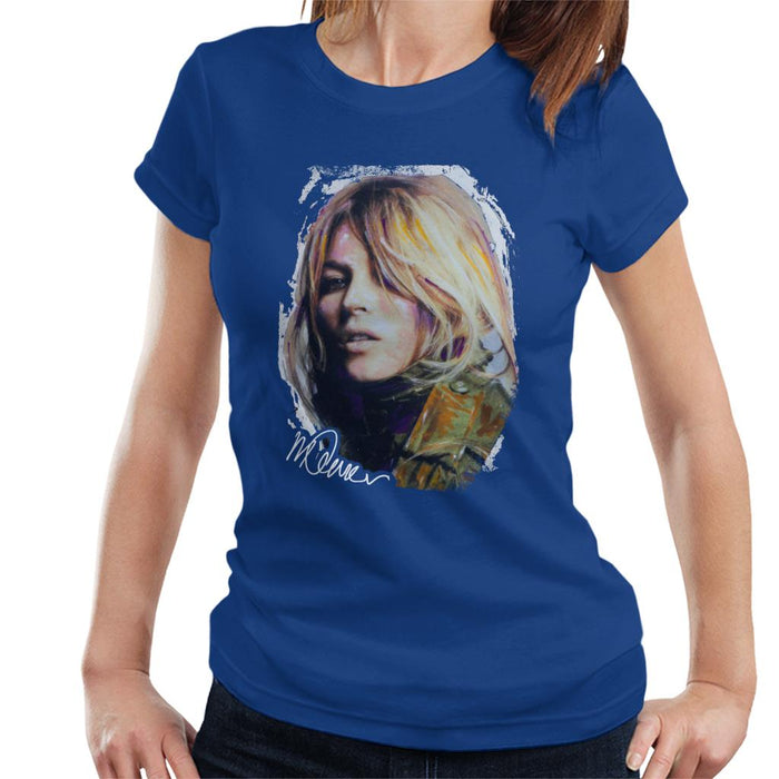 Sidney Maurer Original Portrait Of Kate Moss Army Jacket Women's T-Shirt
