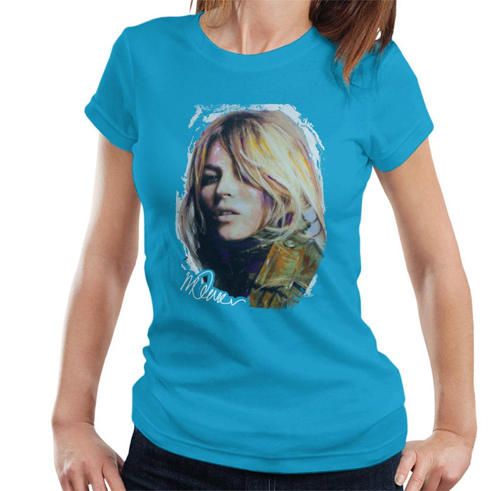 Sidney Maurer Original Portrait Of Kate Moss Army Jacket Women's T-Shirt