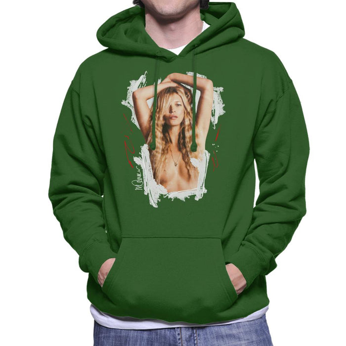 Sidney Maurer Original Portrait Of Kate Moss Topless Shoot Men's Hooded Sweatshirt