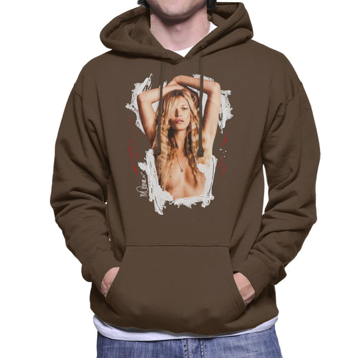 Sidney Maurer Original Portrait Of Kate Moss Topless Shoot Men's Hooded Sweatshirt