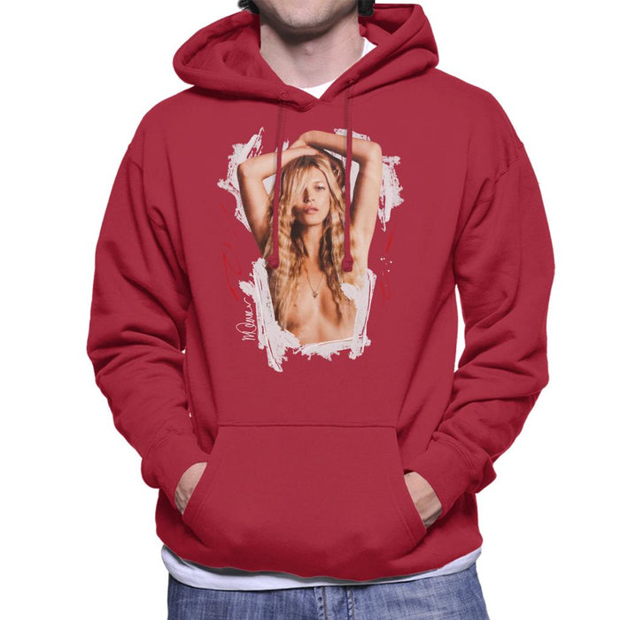 Sidney Maurer Original Portrait Of Kate Moss Topless Shoot Men's Hooded Sweatshirt
