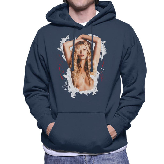 Sidney Maurer Original Portrait Of Kate Moss Topless Shoot Men's Hooded Sweatshirt