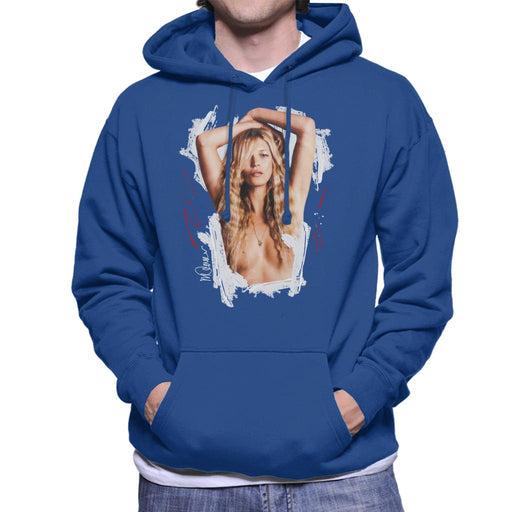 Sidney Maurer Original Portrait Of Kate Moss Topless Shoot Men's Hooded Sweatshirt
