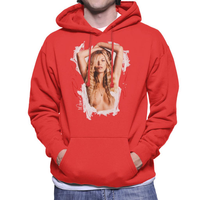 Sidney Maurer Original Portrait Of Kate Moss Topless Shoot Men's Hooded Sweatshirt