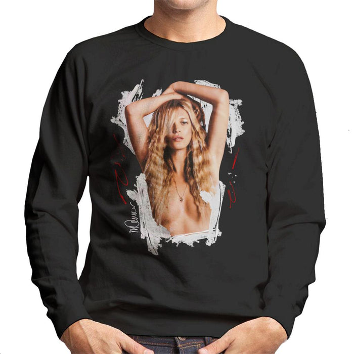 Sidney Maurer Original Portrait Of Kate Moss Topless Shoot Men's Sweatshirt