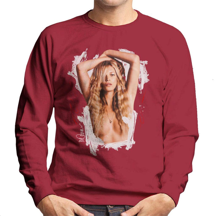 Sidney Maurer Original Portrait Of Kate Moss Topless Shoot Men's Sweatshirt