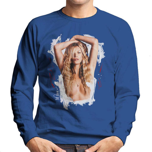 Sidney Maurer Original Portrait Of Kate Moss Topless Shoot Men's Sweatshirt