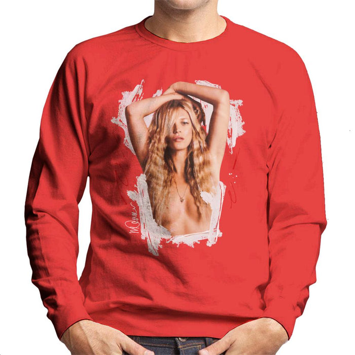 Sidney Maurer Original Portrait Of Kate Moss Topless Shoot Men's Sweatshirt