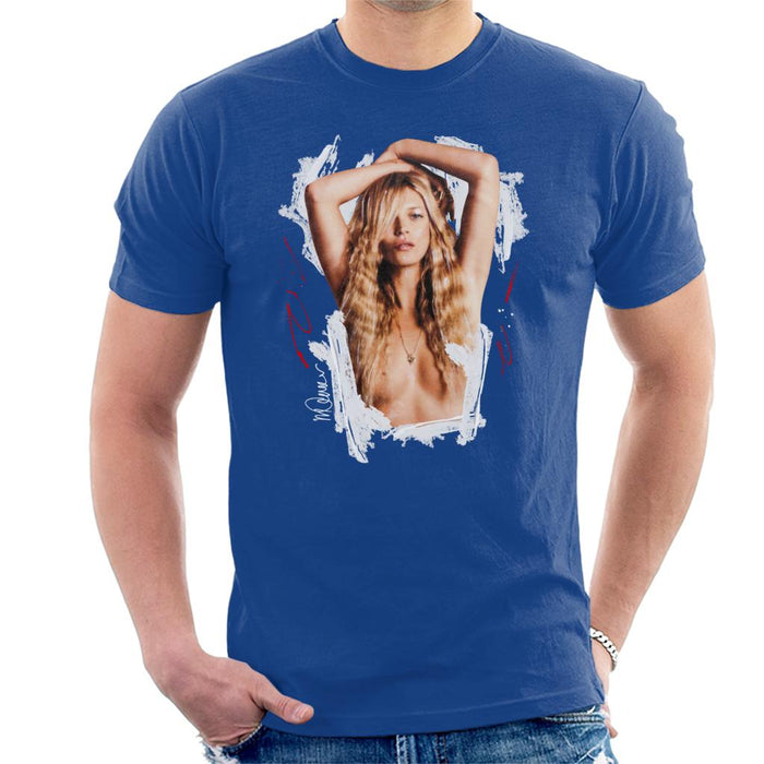 Sidney Maurer Original Portrait Of Kate Moss Topless Shoot Men's T-Shirt