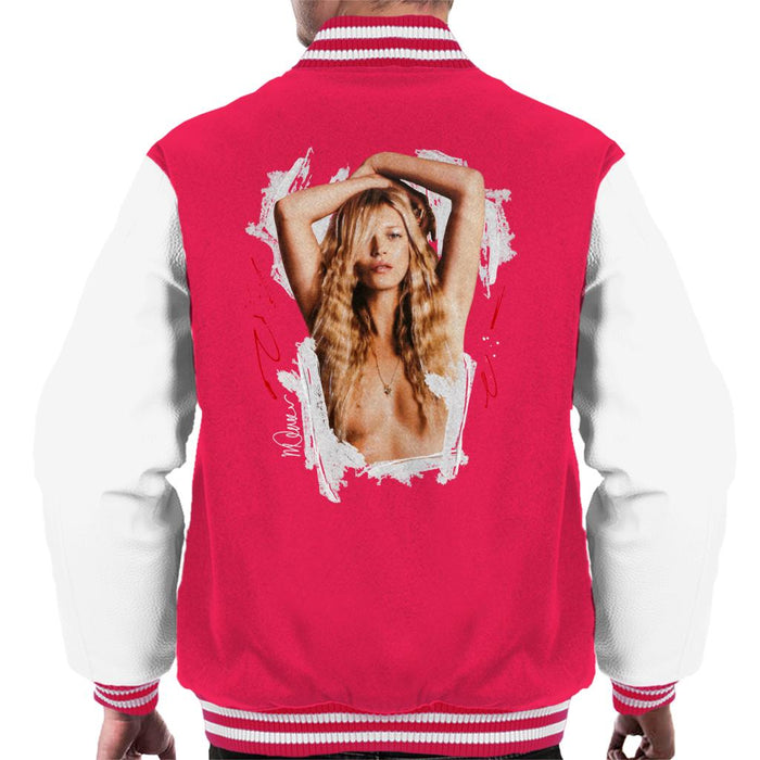 Sidney Maurer Original Portrait Of Kate Moss Topless Shoot Men's Varsity Jacket
