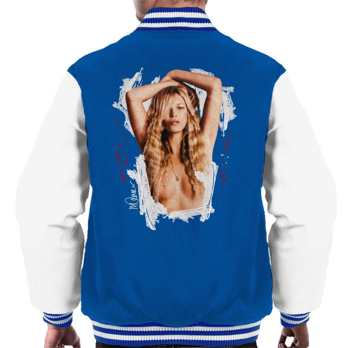 Sidney Maurer Original Portrait Of Kate Moss Topless Shoot Men's Varsity Jacket