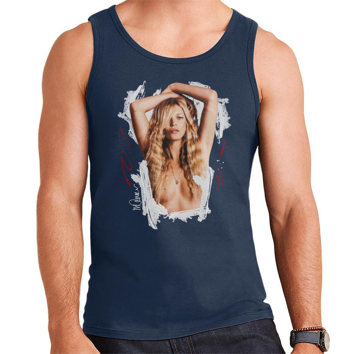 Sidney Maurer Original Portrait Of Kate Moss Topless Shoot Men's Vest