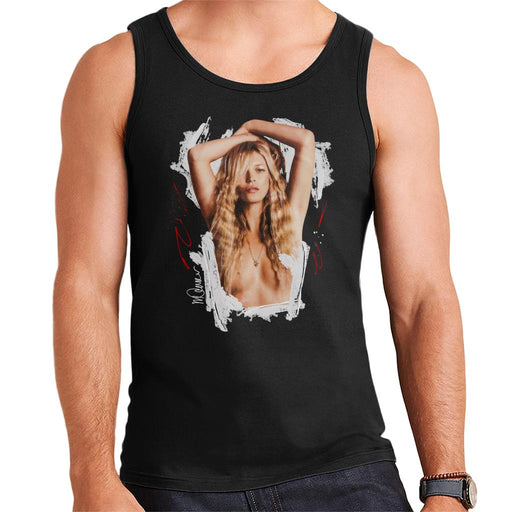Sidney Maurer Original Portrait Of Kate Moss Topless Shoot Men's Vest