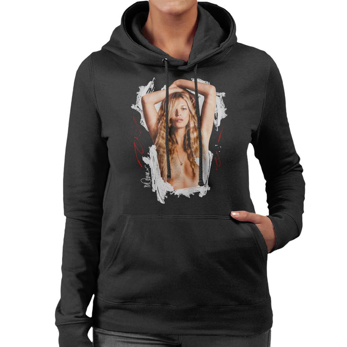 Sidney Maurer Original Portrait Of Kate Moss Topless Shoot Women's Hooded Sweatshirt