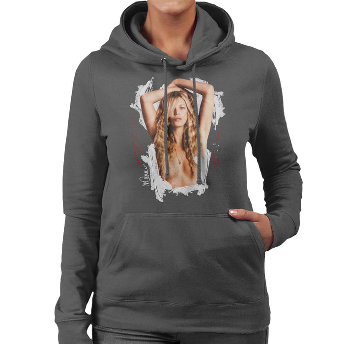 Sidney Maurer Original Portrait Of Kate Moss Topless Shoot Women's Hooded Sweatshirt