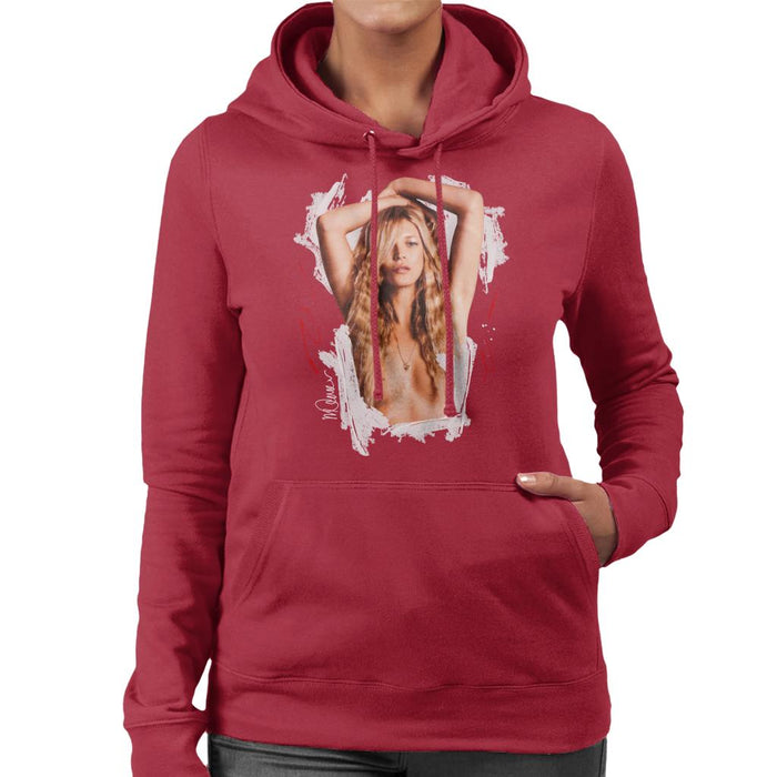 Sidney Maurer Original Portrait Of Kate Moss Topless Shoot Women's Hooded Sweatshirt