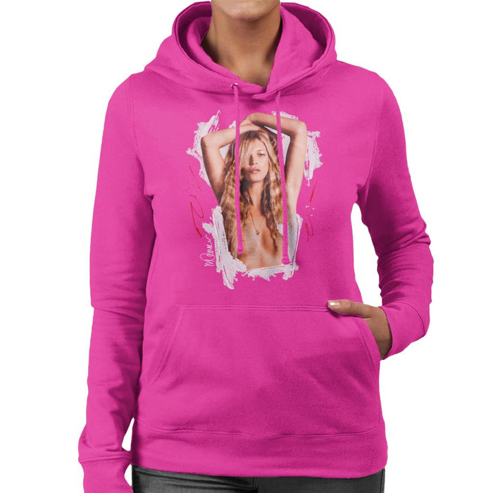 Sidney Maurer Original Portrait Of Kate Moss Topless Shoot Women's Hooded Sweatshirt