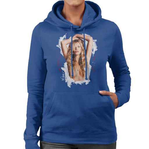 Sidney Maurer Original Portrait Of Kate Moss Topless Shoot Women's Hooded Sweatshirt