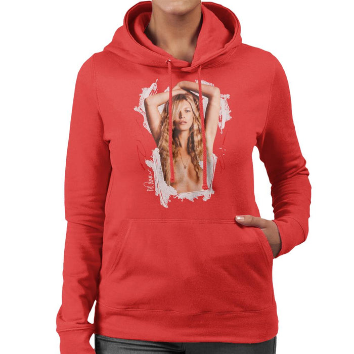Sidney Maurer Original Portrait Of Kate Moss Topless Shoot Women's Hooded Sweatshirt