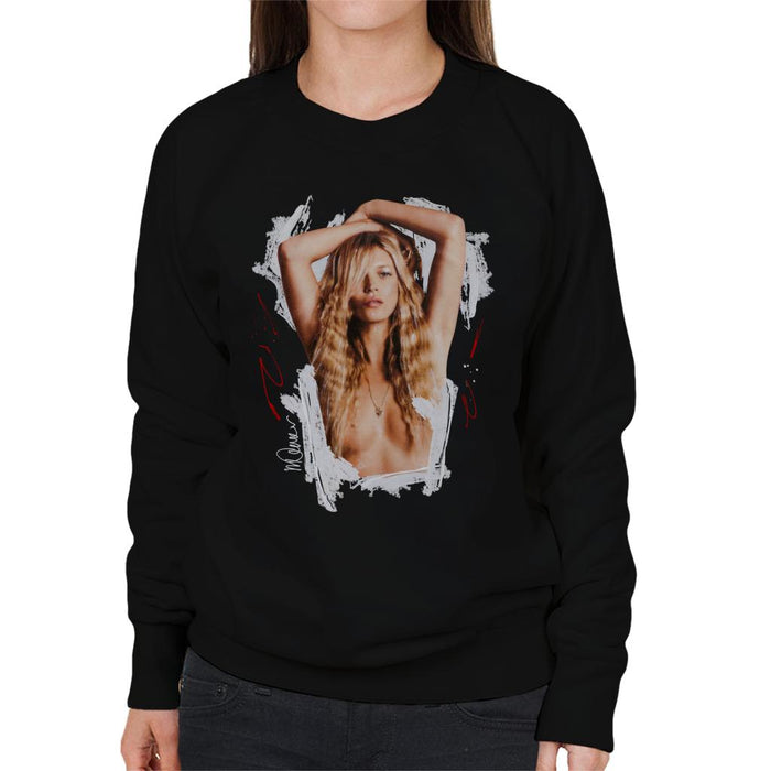 Sidney Maurer Original Portrait Of Kate Moss Topless Shoot Women's Sweatshirt