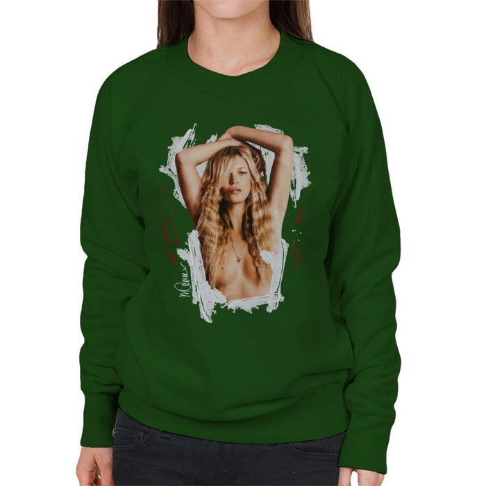 Sidney Maurer Original Portrait Of Kate Moss Topless Shoot Women's Sweatshirt
