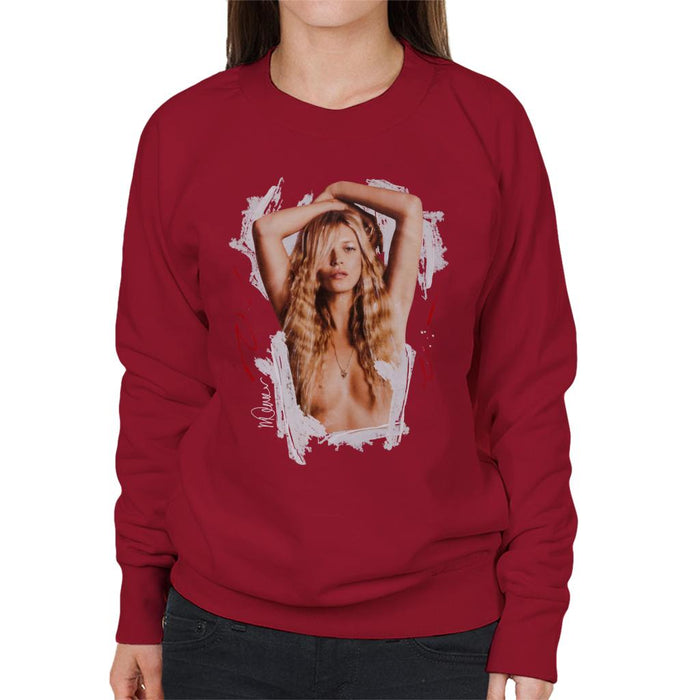 Sidney Maurer Original Portrait Of Kate Moss Topless Shoot Women's Sweatshirt