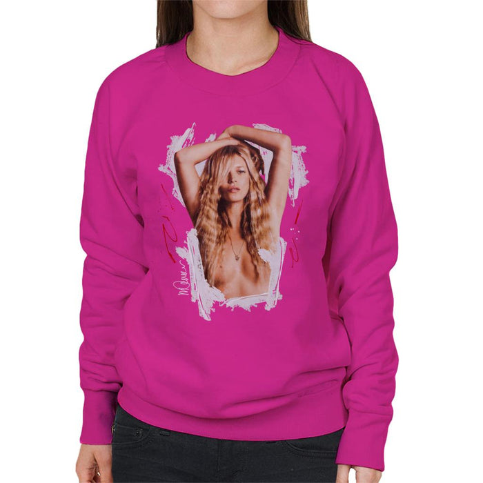 Sidney Maurer Original Portrait Of Kate Moss Topless Shoot Women's Sweatshirt