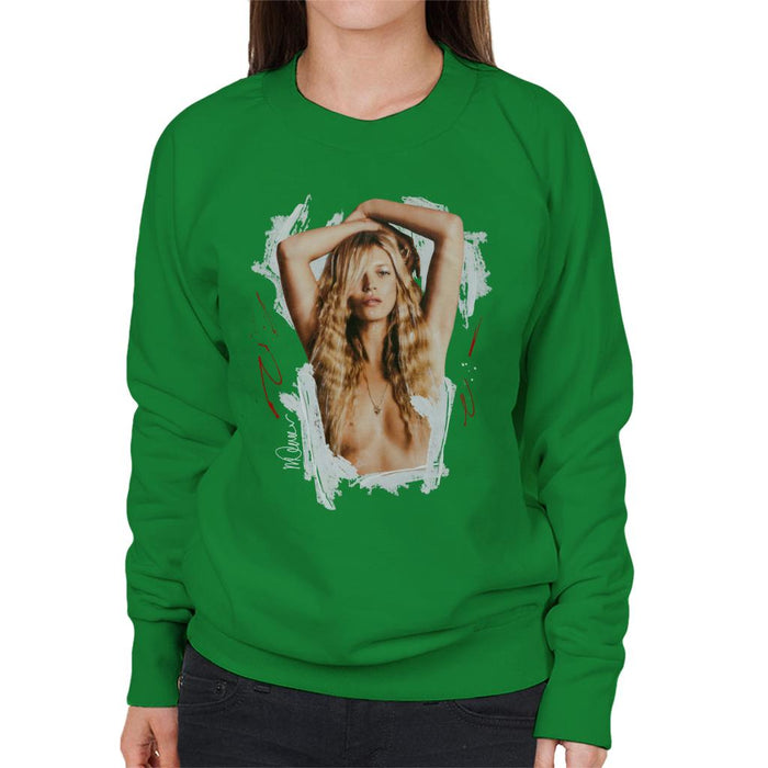 Sidney Maurer Original Portrait Of Kate Moss Topless Shoot Women's Sweatshirt