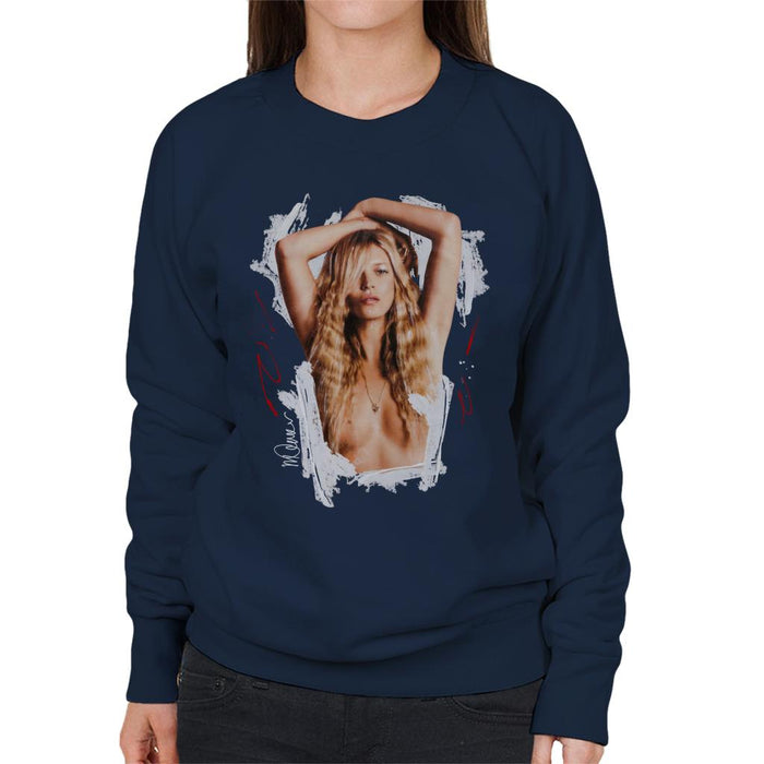 Sidney Maurer Original Portrait Of Kate Moss Topless Shoot Women's Sweatshirt