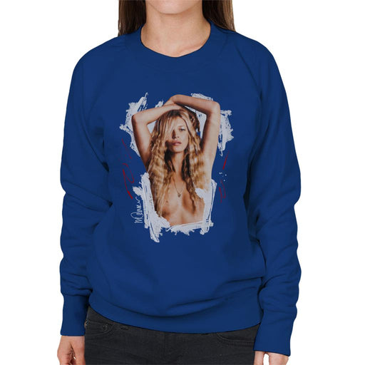 Sidney Maurer Original Portrait Of Kate Moss Topless Shoot Women's Sweatshirt