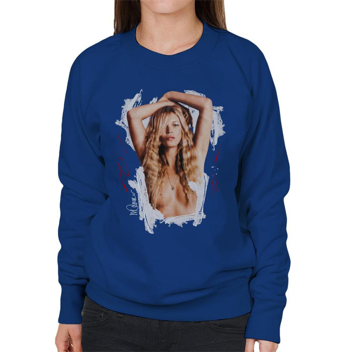 Sidney Maurer Original Portrait Of Kate Moss Topless Shoot Women's Sweatshirt