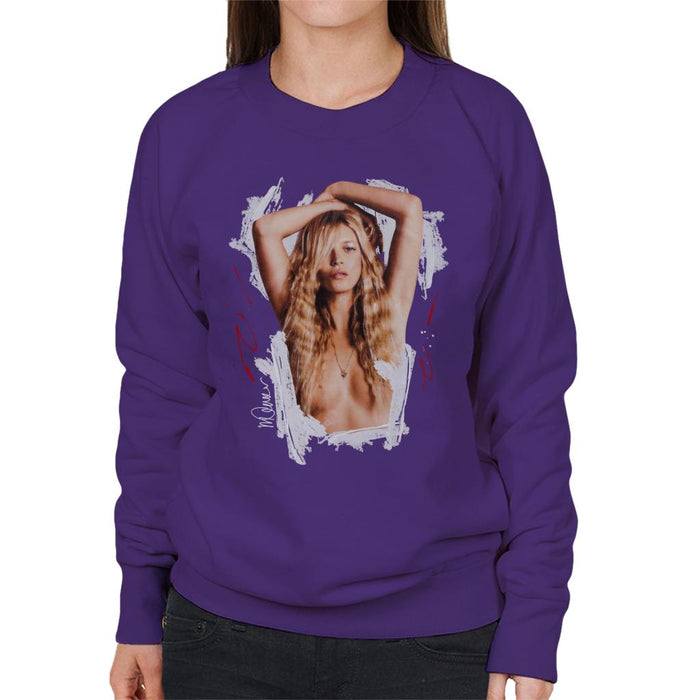 Sidney Maurer Original Portrait Of Kate Moss Topless Shoot Women's Sweatshirt
