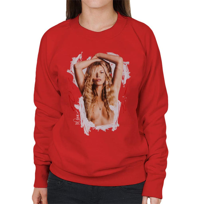 Sidney Maurer Original Portrait Of Kate Moss Topless Shoot Women's Sweatshirt