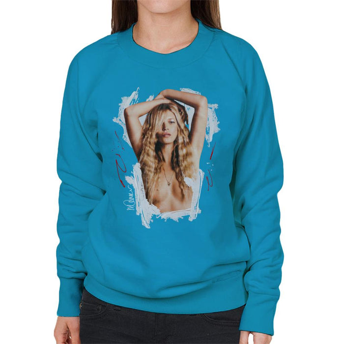 Sidney Maurer Original Portrait Of Kate Moss Topless Shoot Women's Sweatshirt