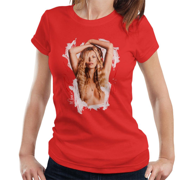 Sidney Maurer Original Portrait Of Kate Moss Topless Shoot Women's T-Shirt