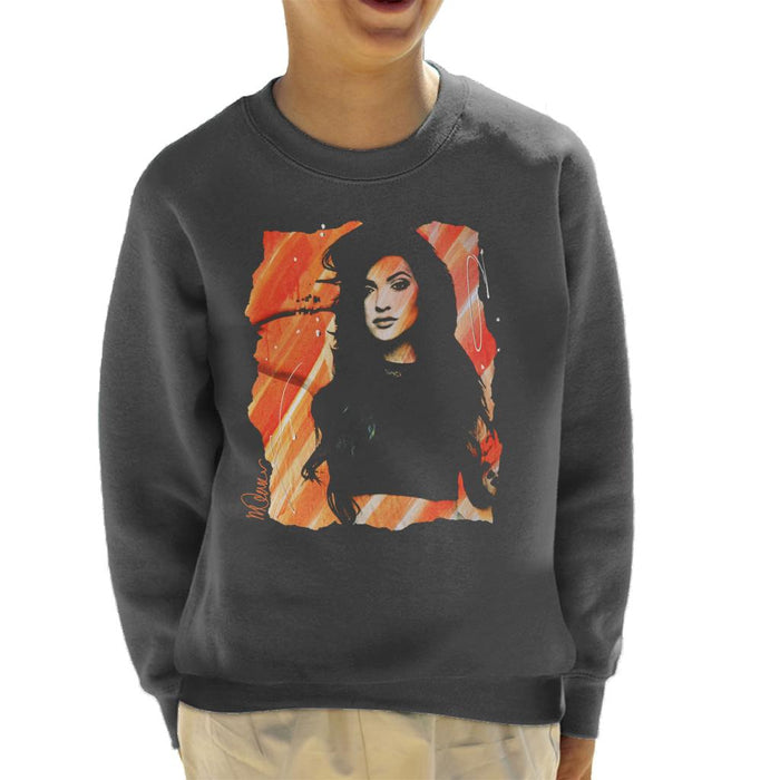 Sidney Maurer Original Portrait Of Kendall Jenner Kid's Sweatshirt