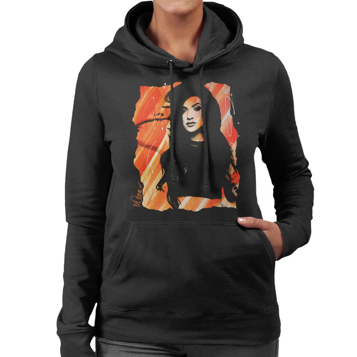 Sidney Maurer Original Portrait Of Kendall Jenner Women's Hooded Sweatshirt