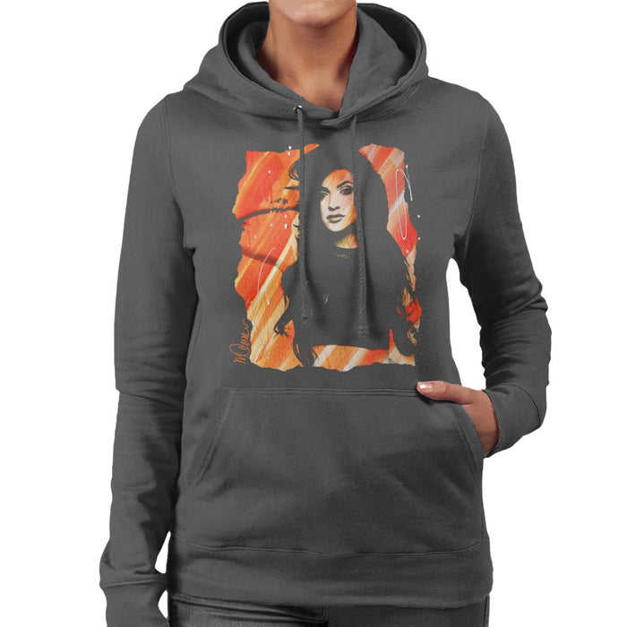 Sidney Maurer Original Portrait Of Kendall Jenner Women's Hooded Sweatshirt