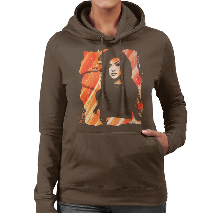 Sidney Maurer Original Portrait Of Kendall Jenner Women's Hooded Sweatshirt