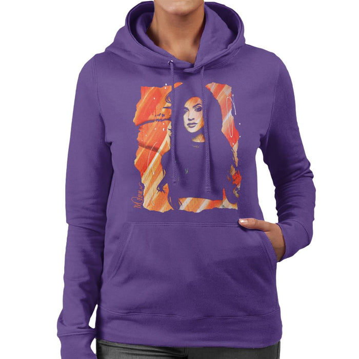 Sidney Maurer Original Portrait Of Kendall Jenner Women's Hooded Sweatshirt