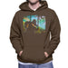Sidney Maurer Original Portrait Of King Kong Vs Planes Men's Hooded Sweatshirt