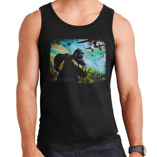 Sidney Maurer Original Portrait Of King Kong Vs Planes Men's Vest