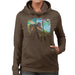 Sidney Maurer Original Portrait Of King Kong Vs Planes Women's Hooded Sweatshirt