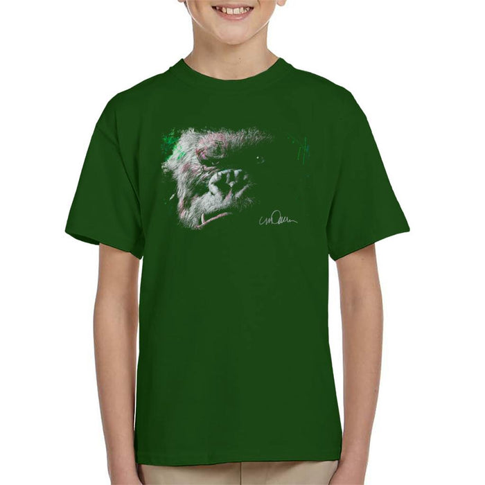 Sidney Maurer Original Portrait Of King Kong Glare Kid's T-Shirt