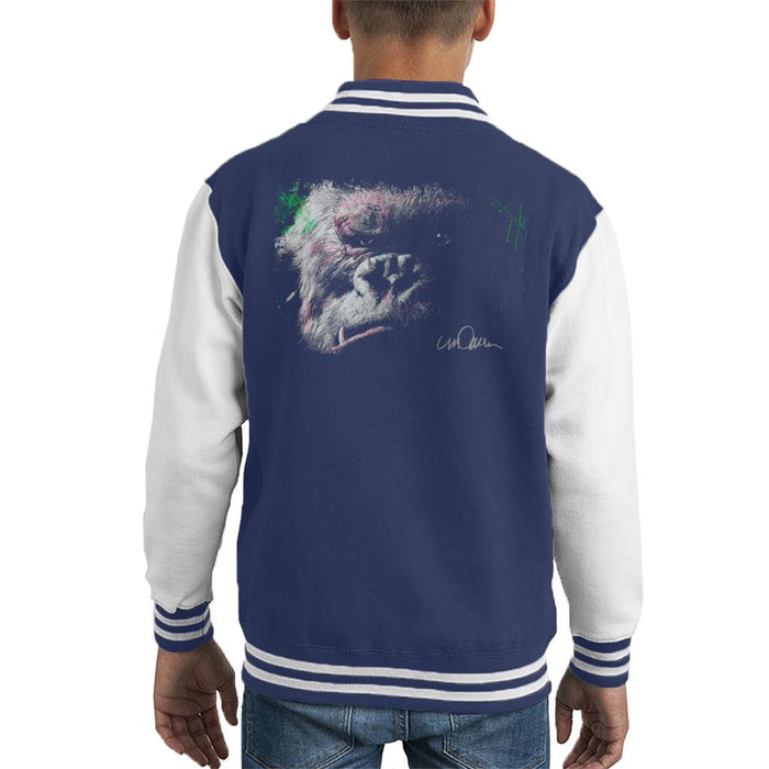 Sidney Maurer Original Portrait Of King Kong Glare Kid's Varsity Jacket