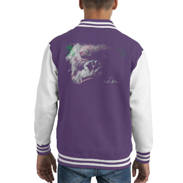 Sidney Maurer Original Portrait Of King Kong Glare Kid's Varsity Jacket